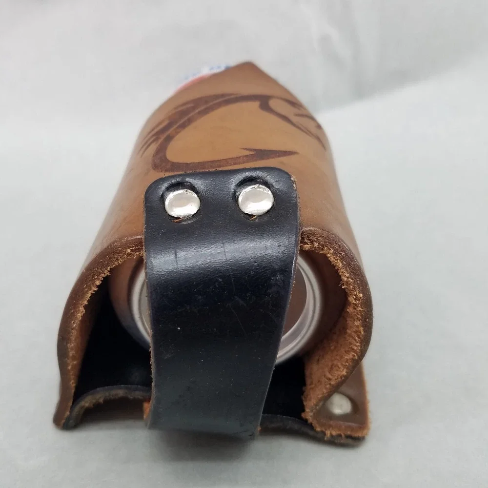 Fishing Drink Scent Spray Holster Holder Fish Leather